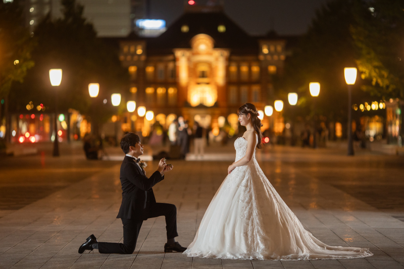 最後はプロポーズショットで