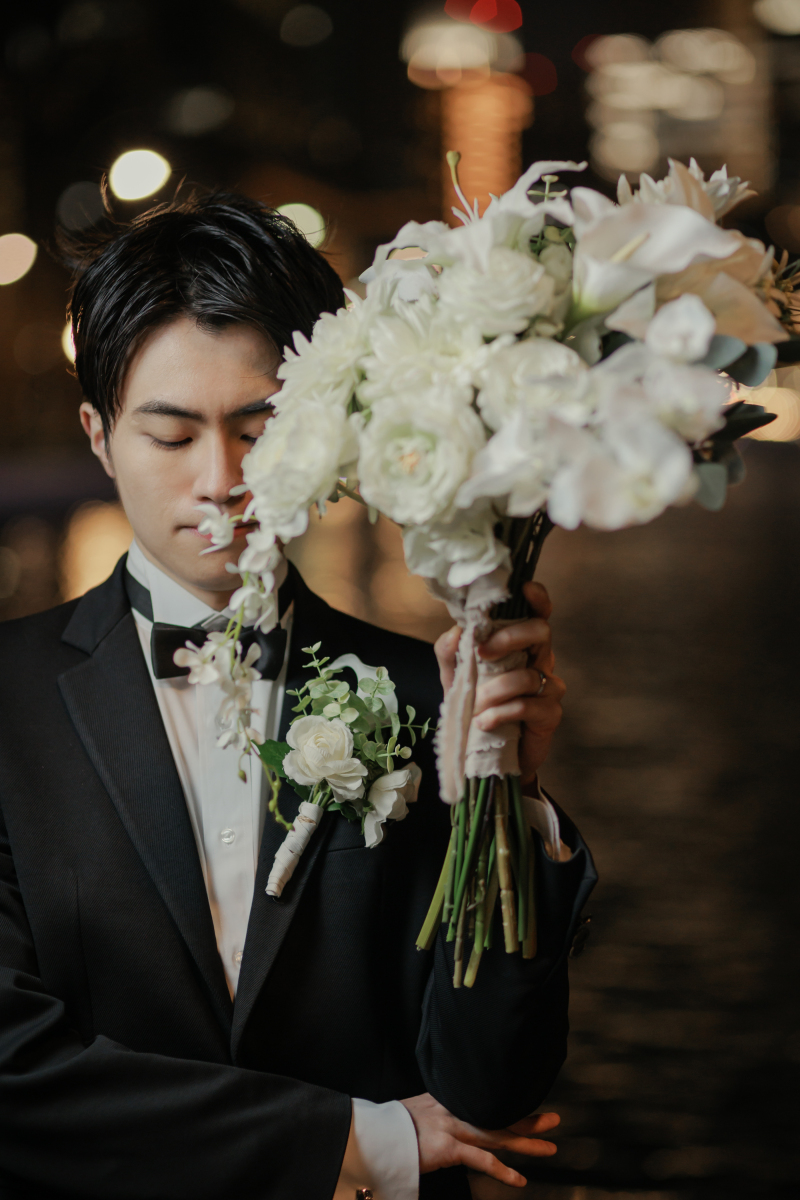 ご新郎のソロショットもカッコよく