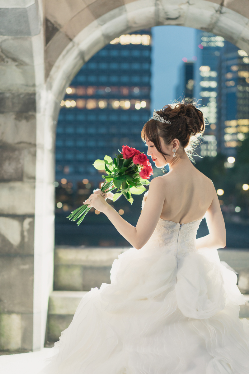 美しいご新婦のソロショット!