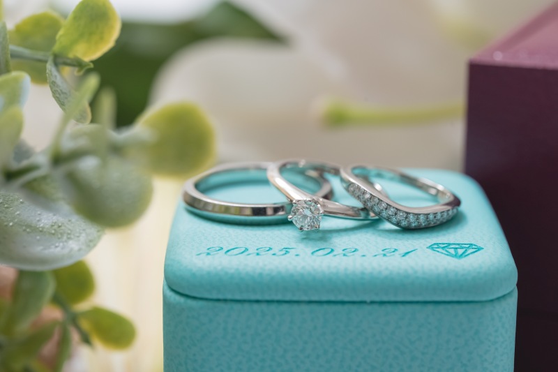 指輪の物撮りショット②