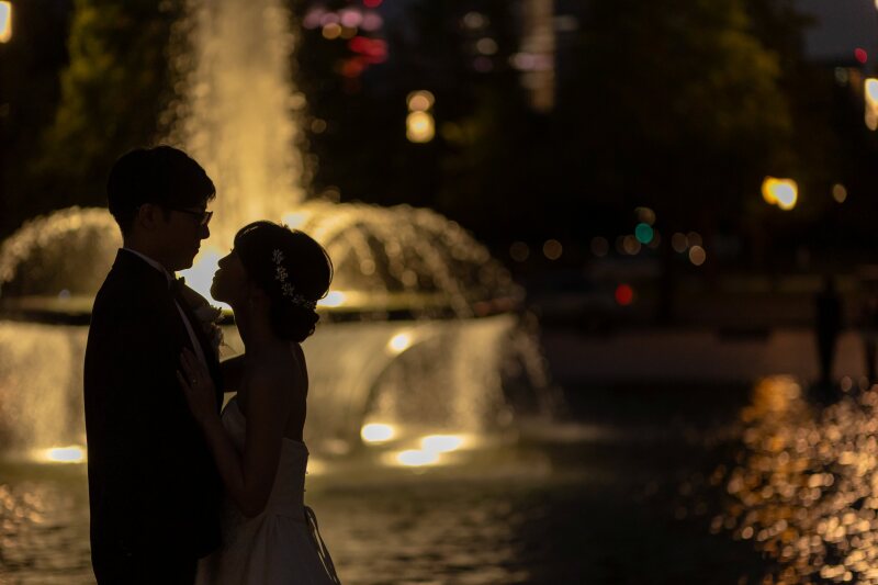 シルエットショット！