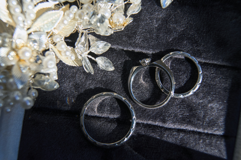 指輪の物撮りも！