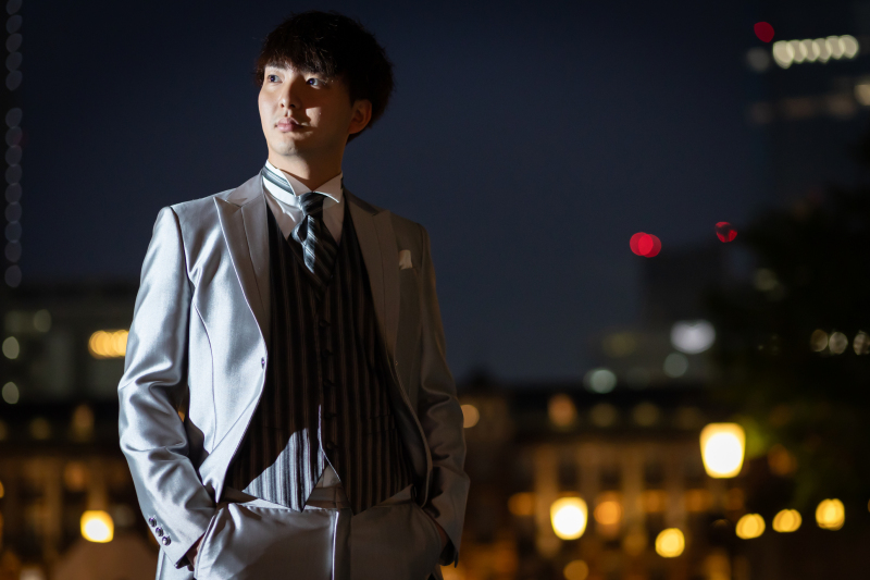 新郎様のカッコいいソロショット