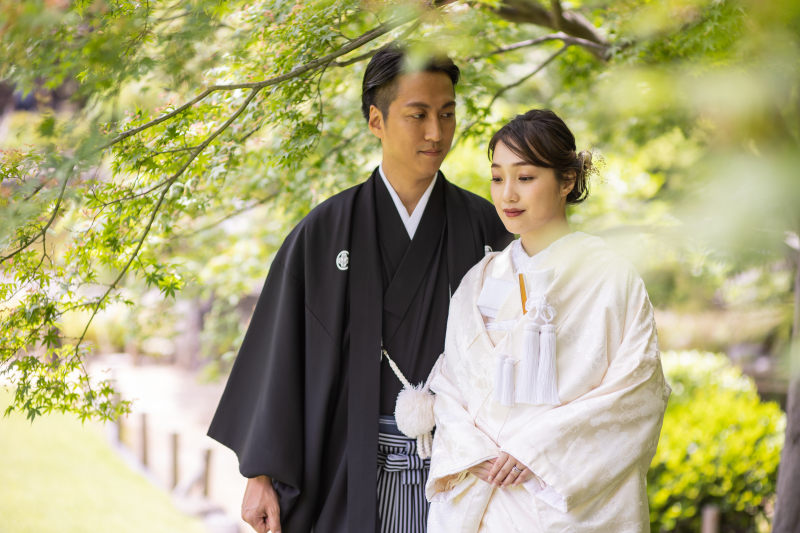 新緑に囲まれて