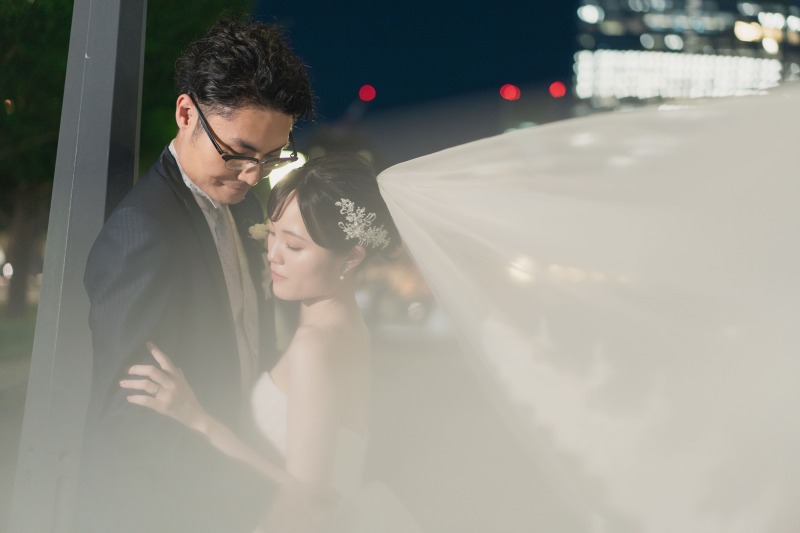 ベールを生かして