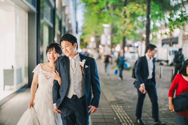 仲通りで自然なお二人を♡