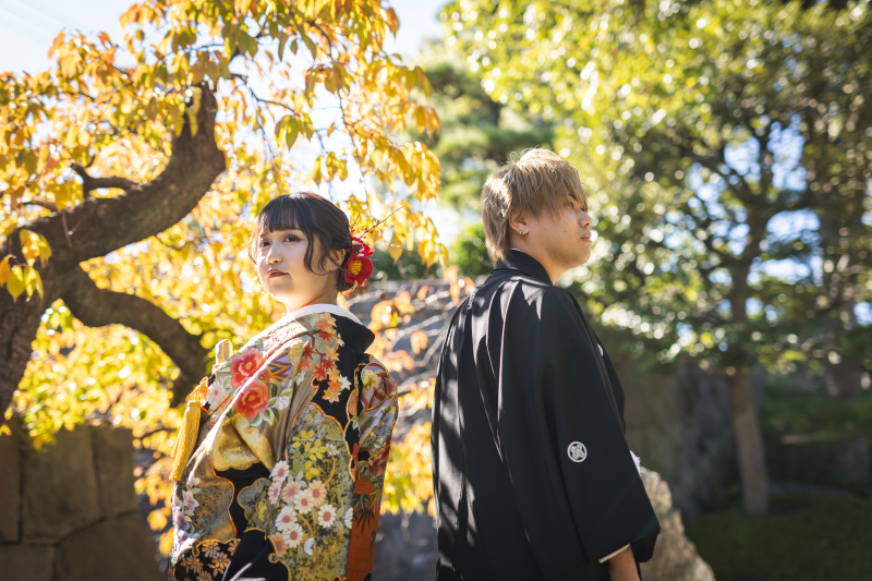 紅葉の色づく季節に♡