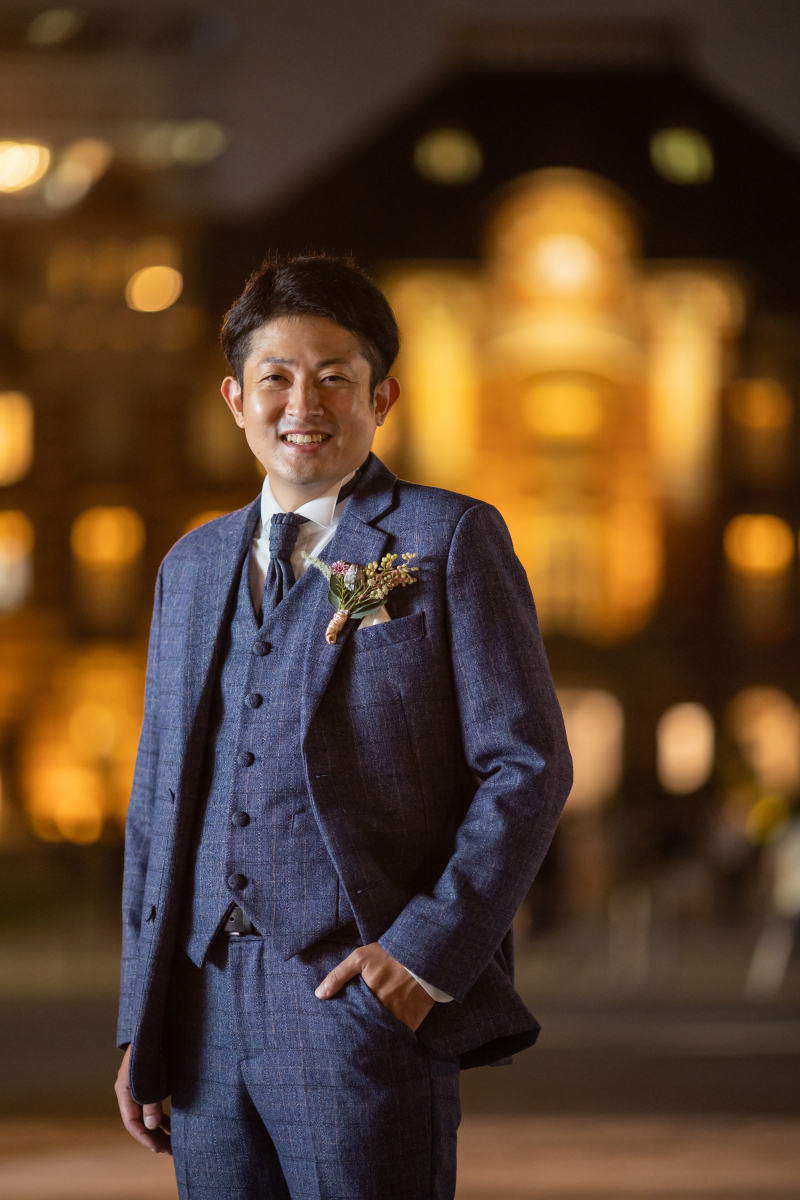 ご新郎様ソロショット