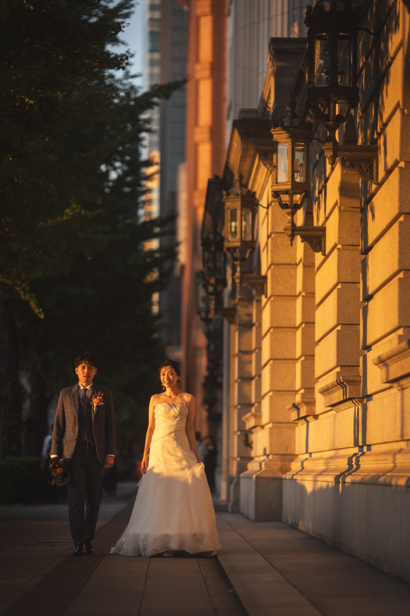 夕日のさすロケーション