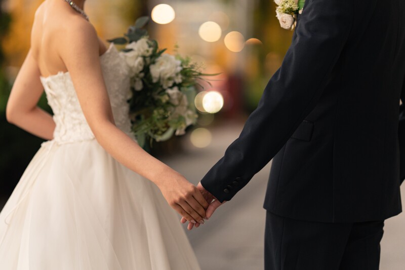 手繋ぎショット！