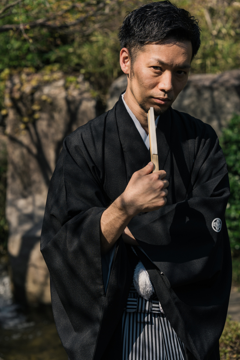 キリッとクールなご新郎ソロショット