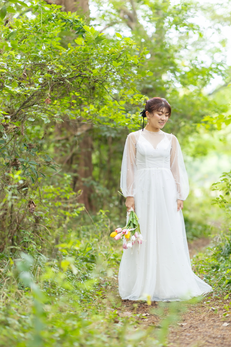 ブーケもチェンジして