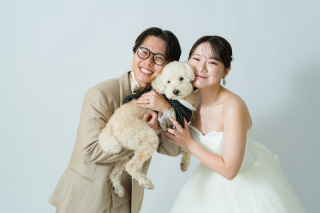 わんちゃんと一緒に！