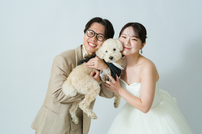 わんちゃんと一緒に！