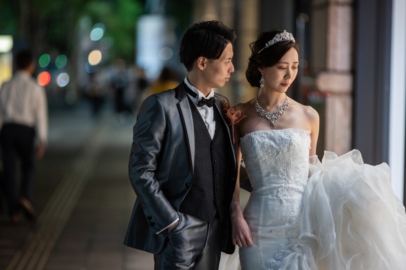 仲通りにて自然なショット