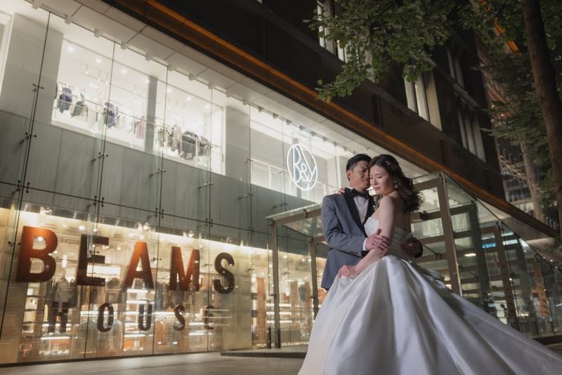 丸の内仲通りで