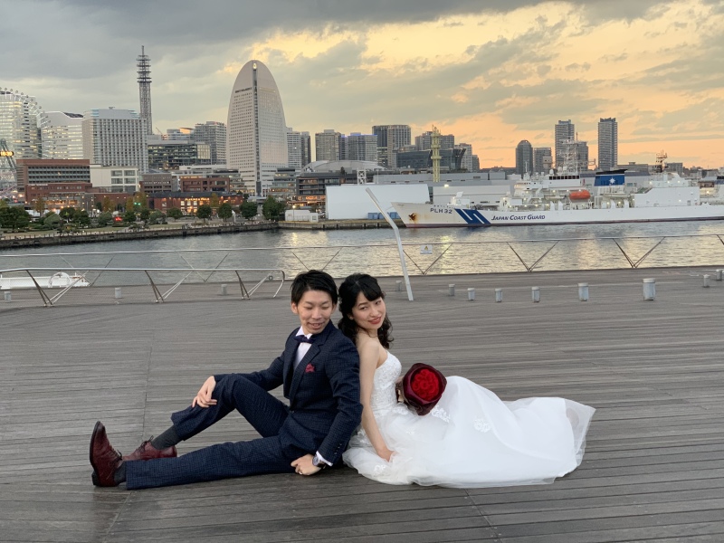 横浜大桟橋、横浜開港記念会館ロケ