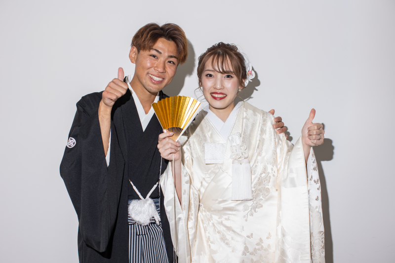 白無垢にお色直し♪