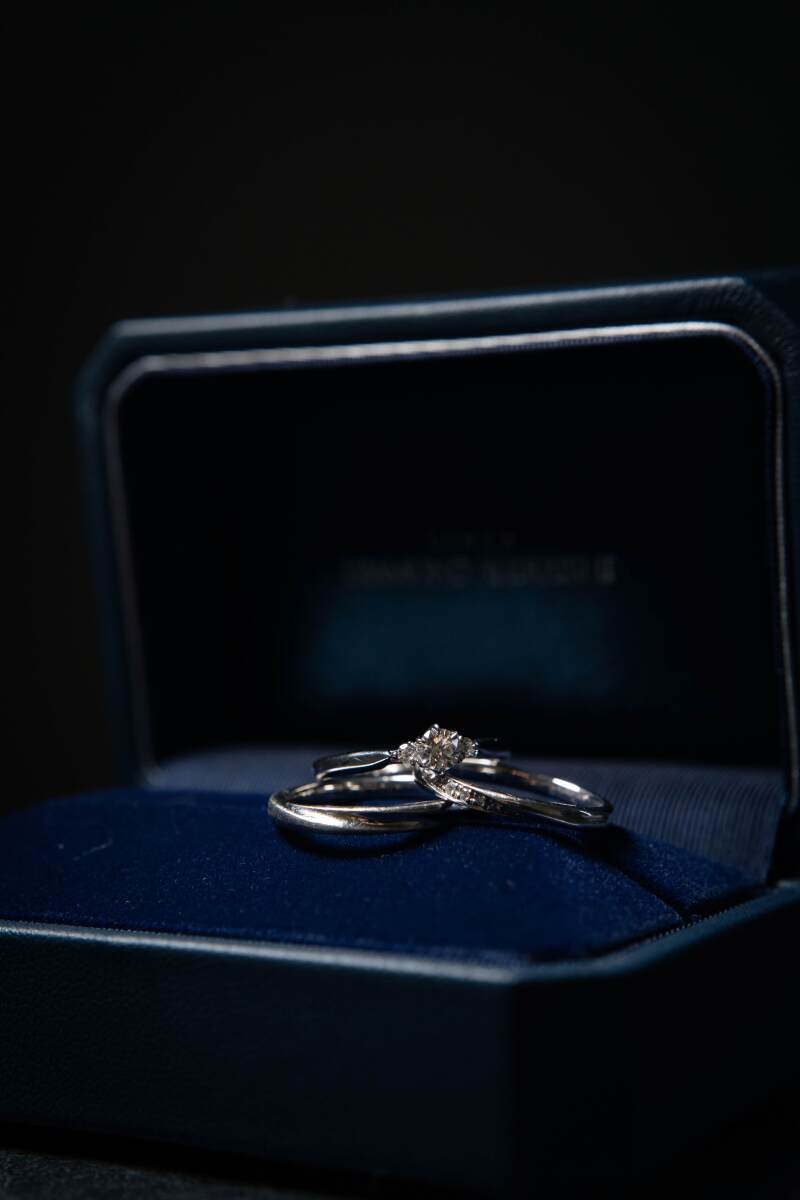 指輪の物撮り！