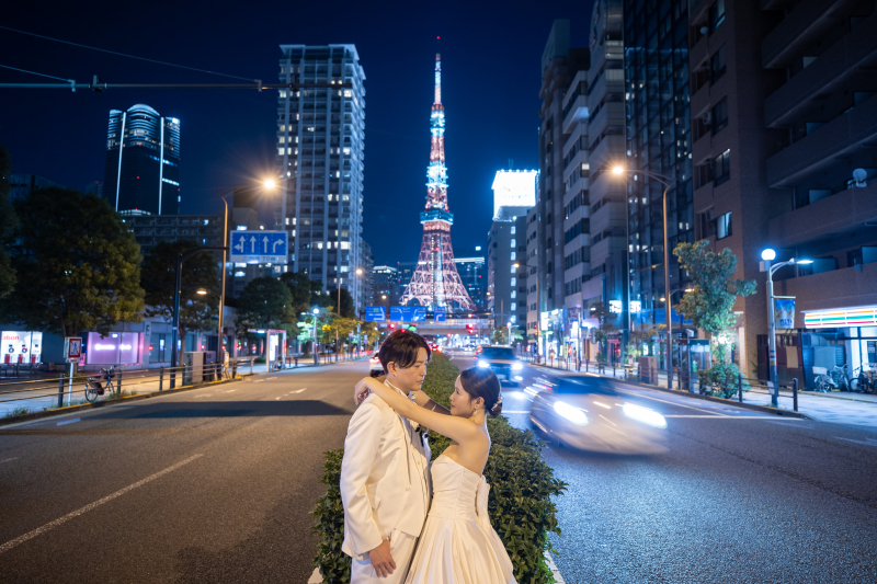 映画のワンシーンのような丸の内&東京タワーロケーション