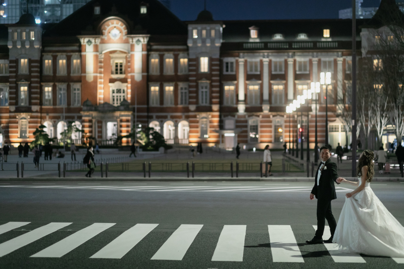 ご新郎のエスコート