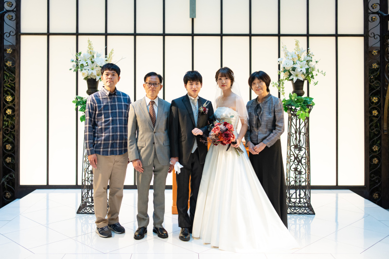 ご家族の記念写真も無料でたくさんお撮りいたします