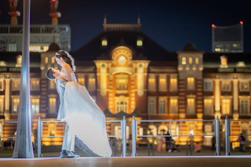 東京駅前のご希望ショット