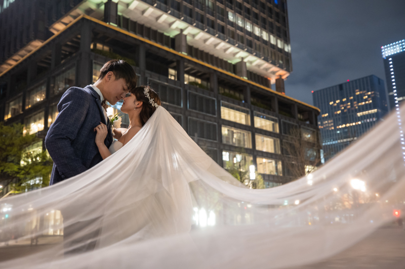 ベールの美しいショット