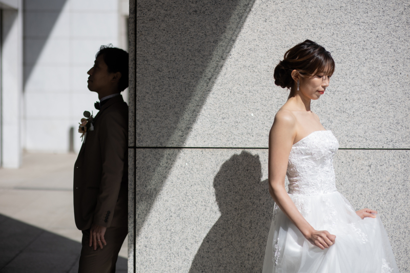 光と影のコントラスト