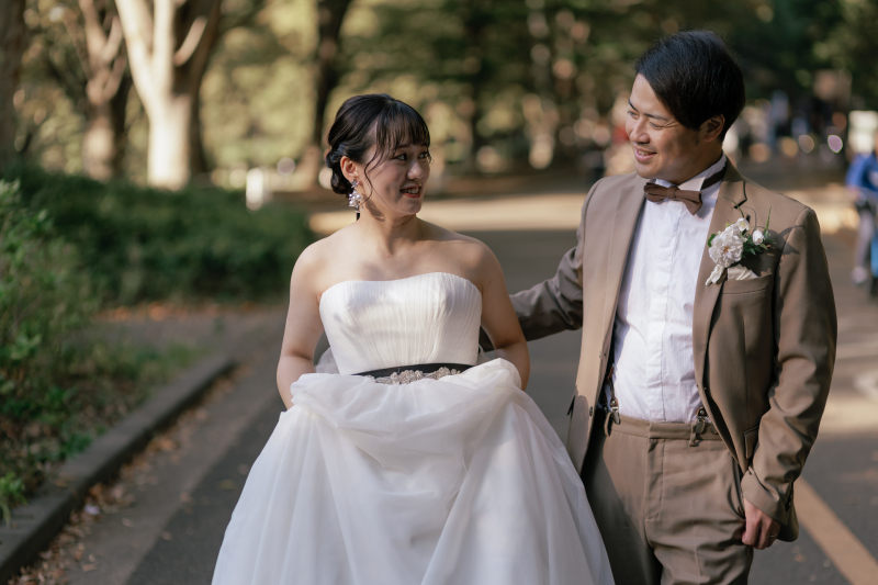 代々木公園を歩きながら