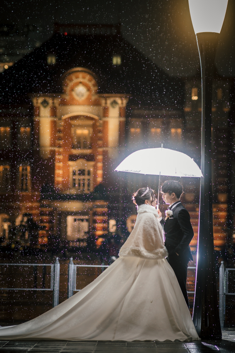 ケープを羽織ってプリンセスのよう