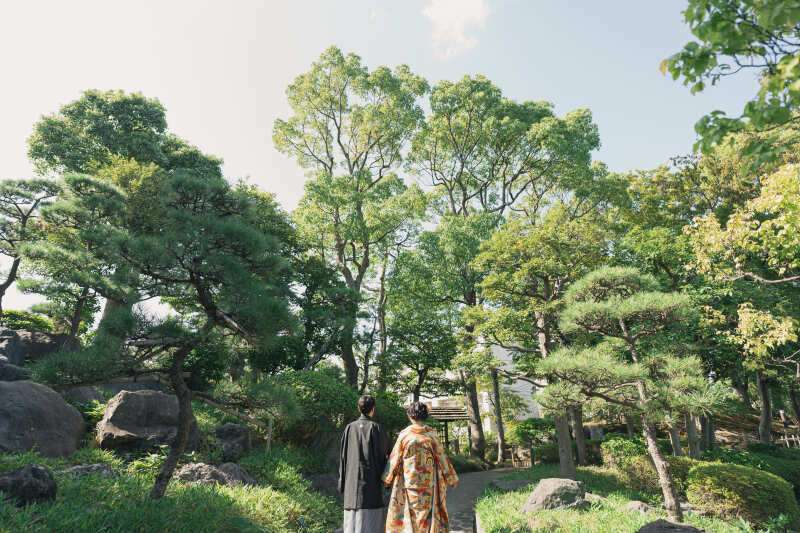 緑あふれる庭園