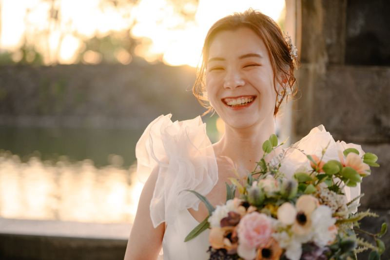 ドレスでソロショット♪