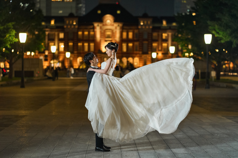 ドレスふわっと♡