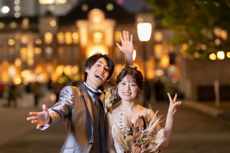 最後は楽しい感じではいっチーズ！