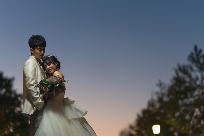 夕焼けの美しいショット☆