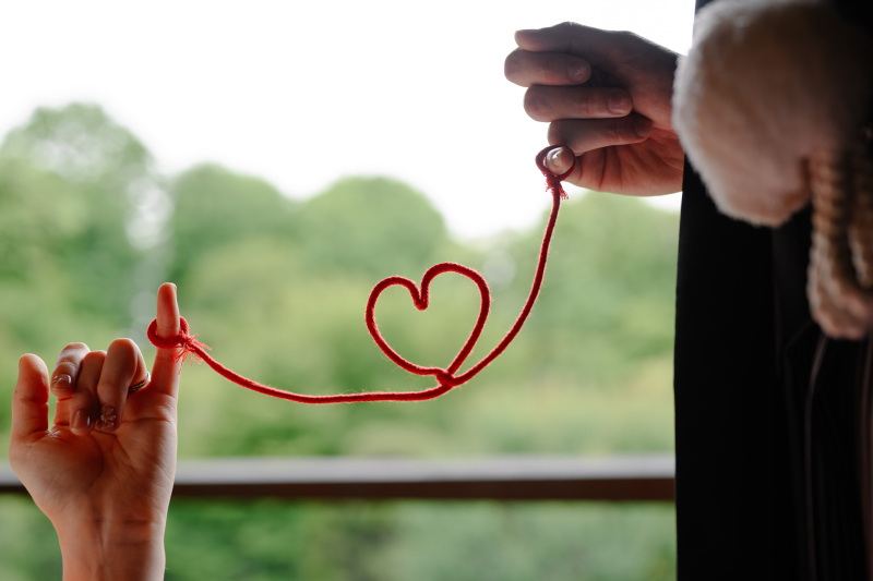 赤い糸で結ばれて…♡