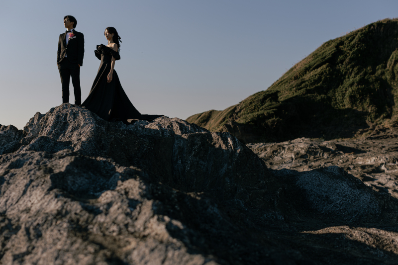 自然の隆起を楽しみながら撮影