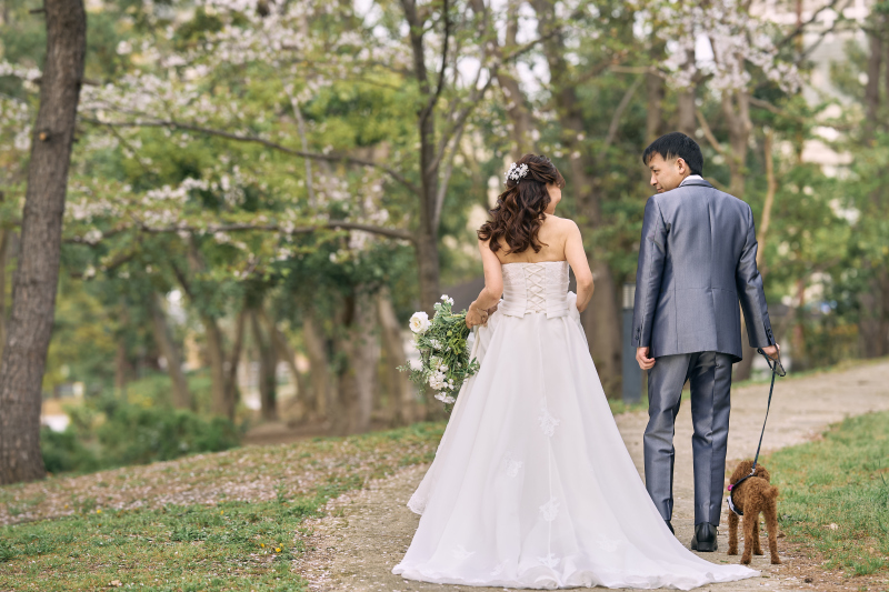 お散歩の後ろ姿♡