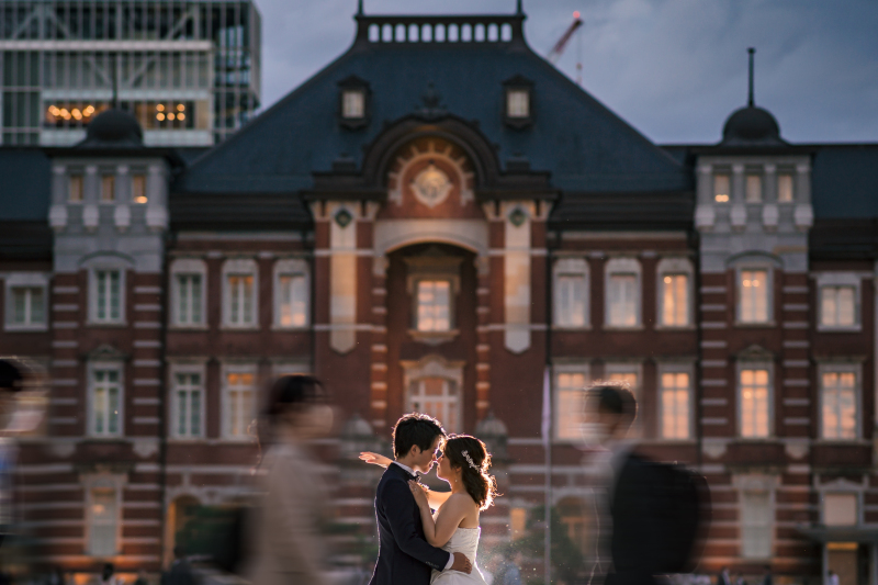 ドラマティックな丸の内ロケフォト♡