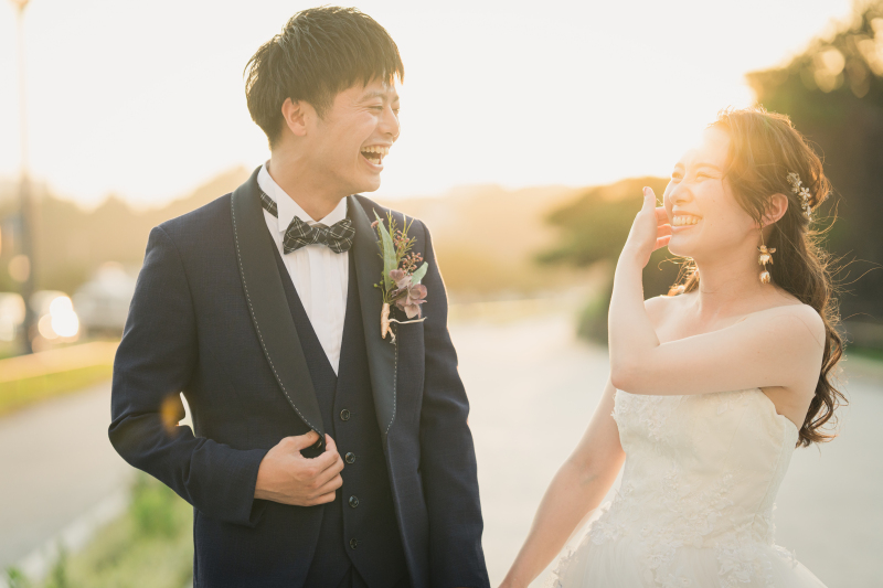 あたたかい夕陽！