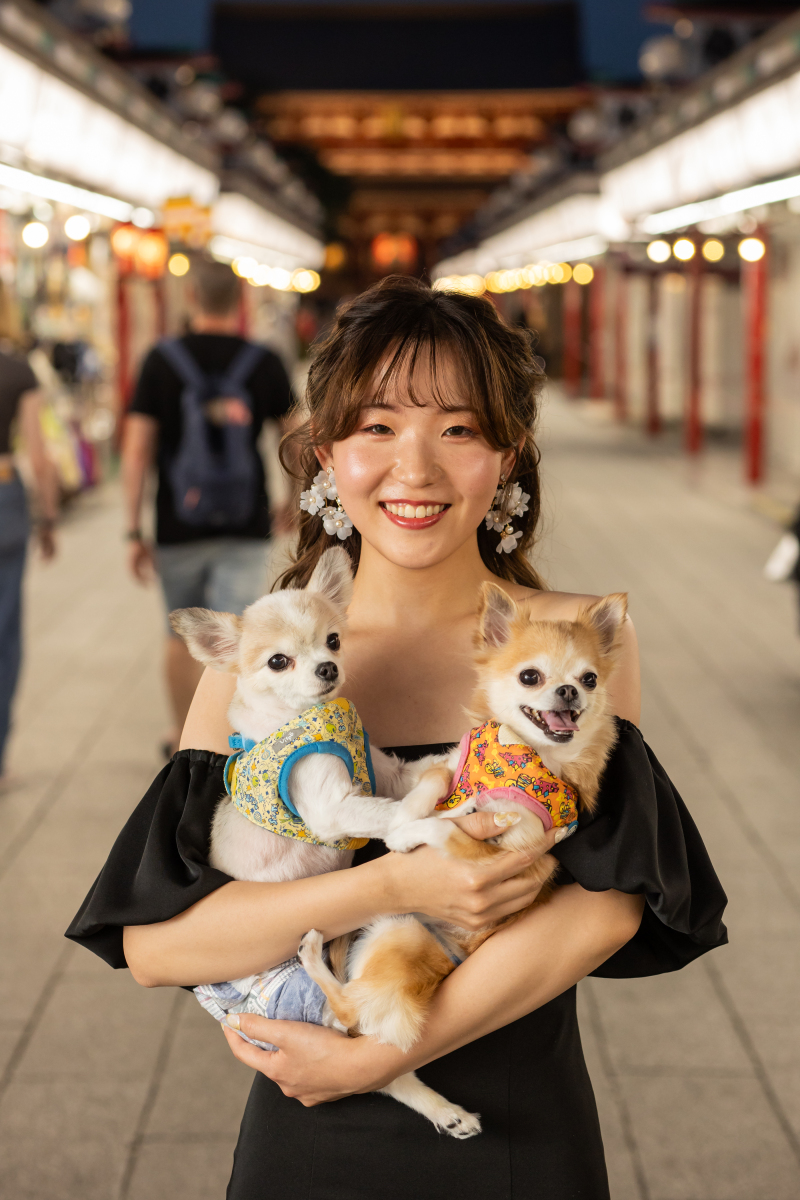 ワンちゃんたちも来てくれました♡