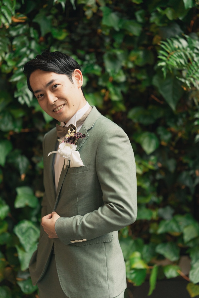 新郎様ソロショット