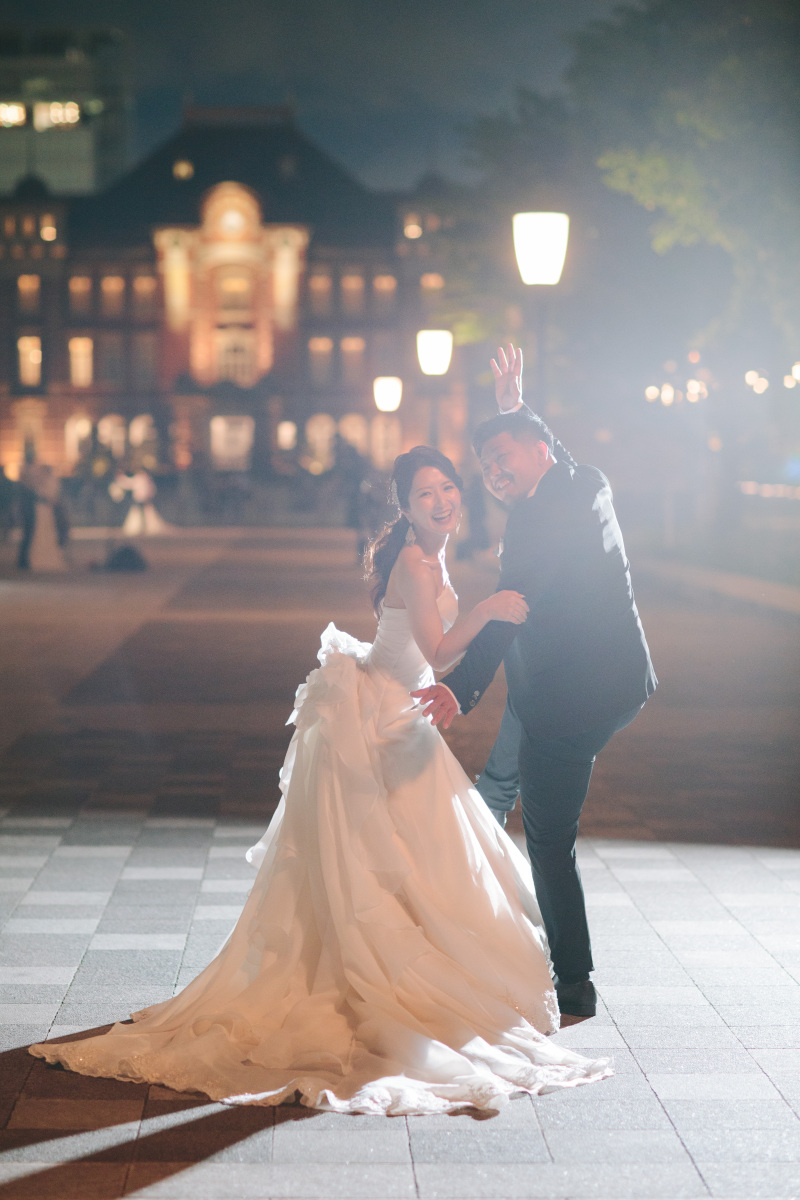 おどけたポーズで♪