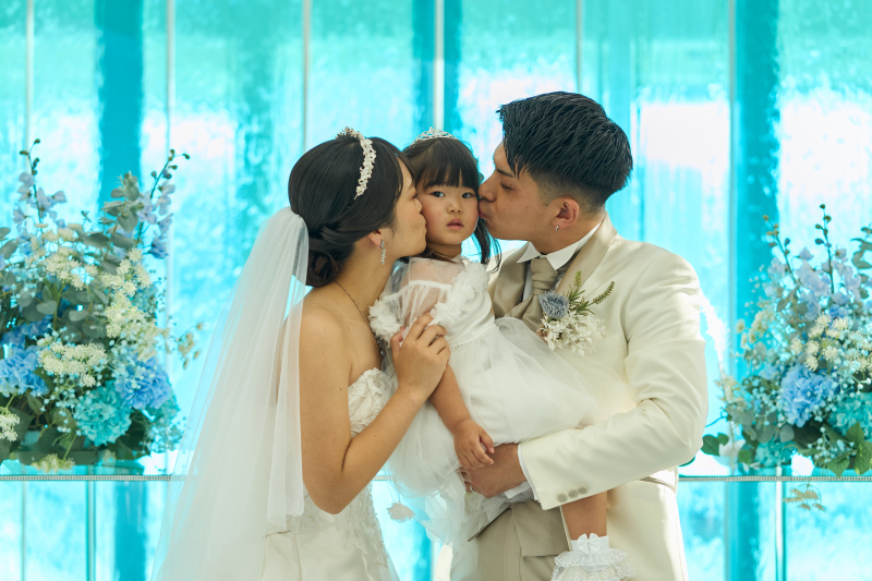 ほっぺにちゅ♡