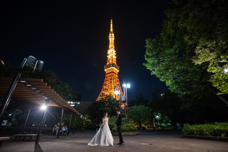東京タワーの撮影♡
