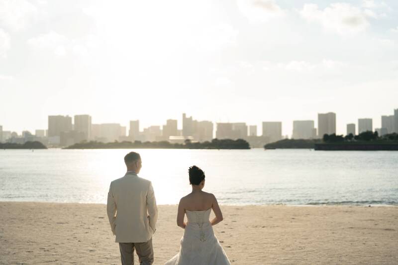 海を眺めながら♪