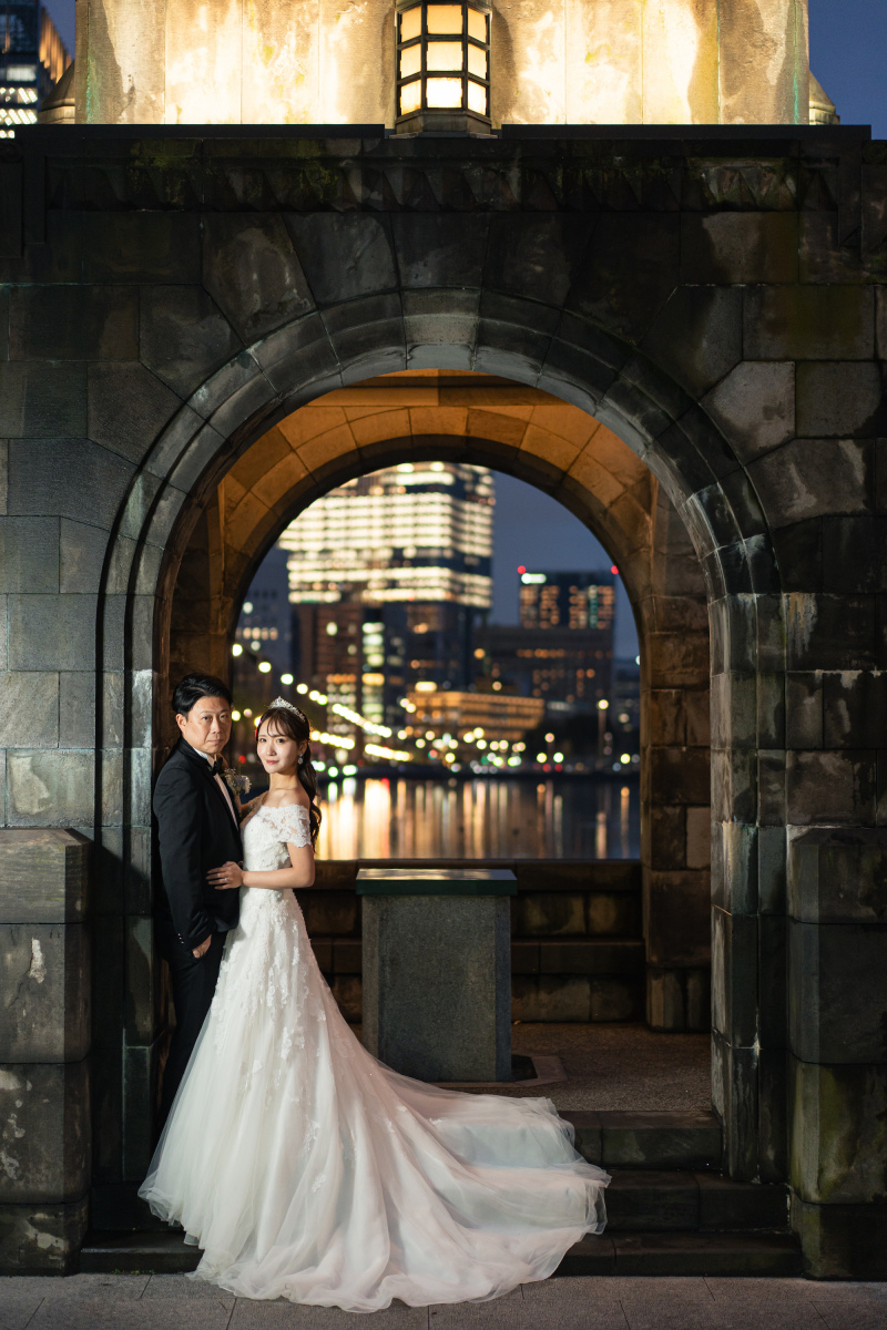 続いては、ガゼボの中でお二人で