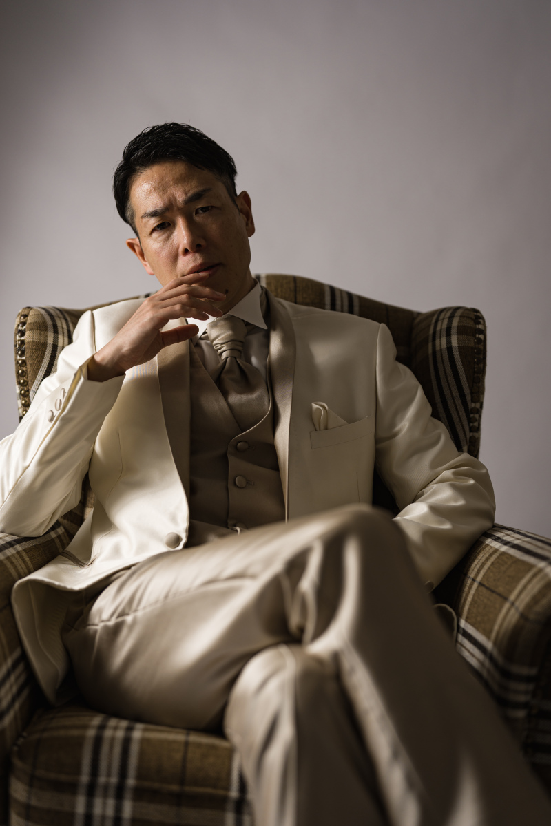 新郎さんソロカット！