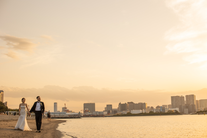珍しいお台場サンセット撮影!